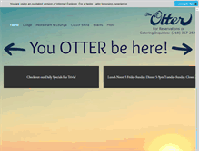 Tablet Screenshot of ottersupperclub.com